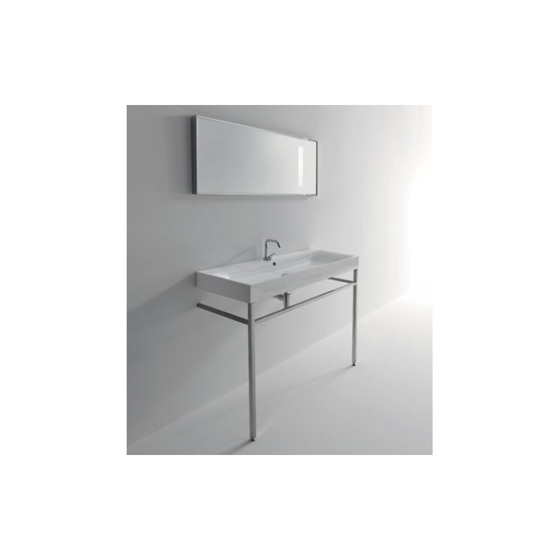 Izlietne CENTO 120x45 kantaina, balta