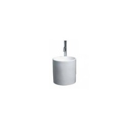 Washbasin CYLINDER 32x32 wall-mounted, white