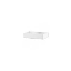 Washbasin THIN RETANGOLARE 53x37 uz virsmas, white