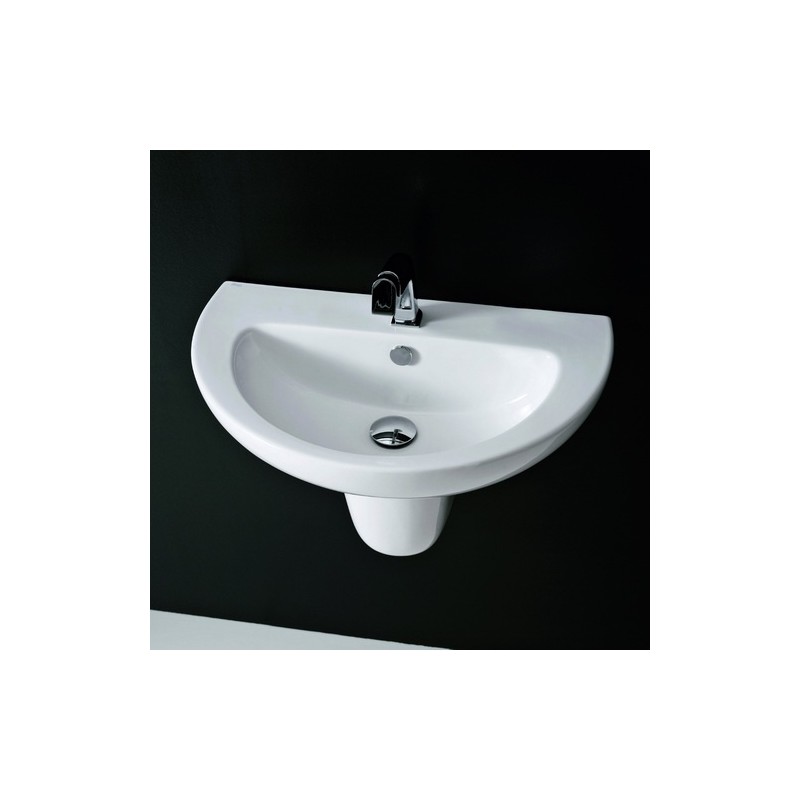 Izlietne FLY 64cm ar puskāju balta Althea Ceramica