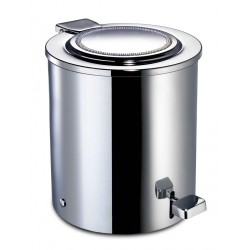 Papīrgrozs ar pedāli ROUND Swarovski / hroms