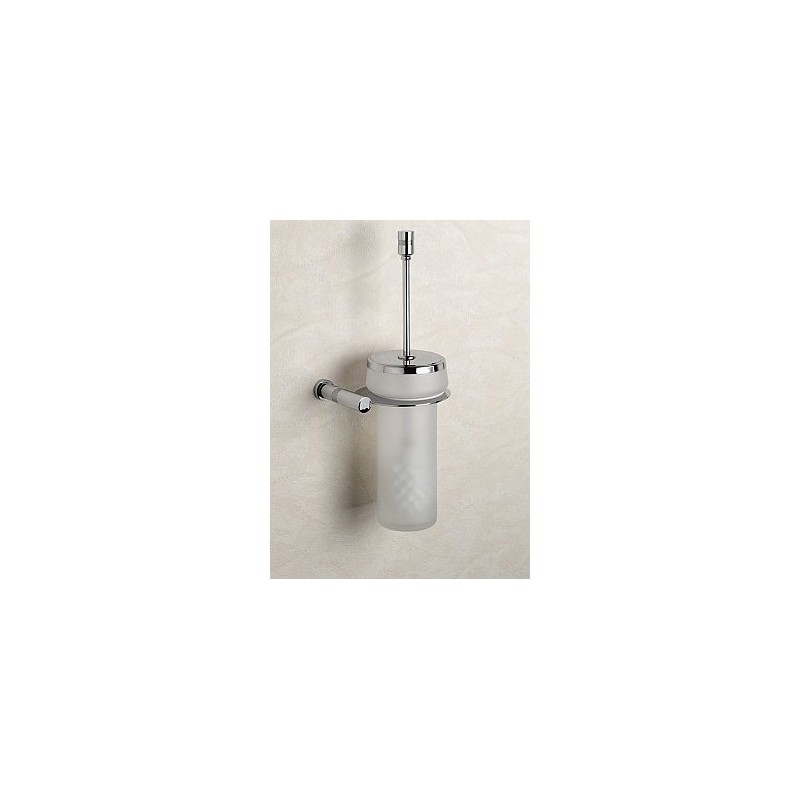 WC tualetes bilstes turētājs CYLINDER sienas, hromēts