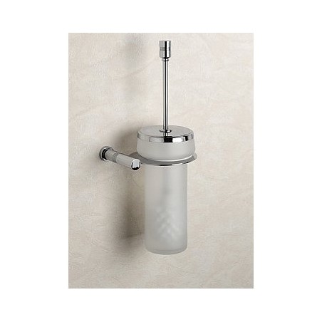 WC tualetes bilstes turētājs CYLINDER sienas, hromēts
