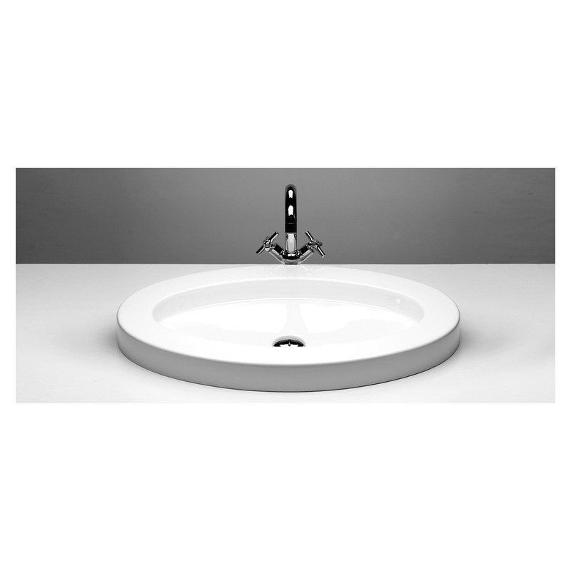 Izlietne OVAL 700x450 balta