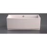 Vanna RELAX 1690x810 balta ar dekorat.paneli+sifons