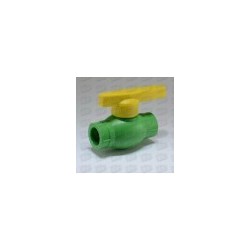 P Lodveida valve green d40 plastic