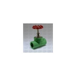 P Gate valve green d32 plastic