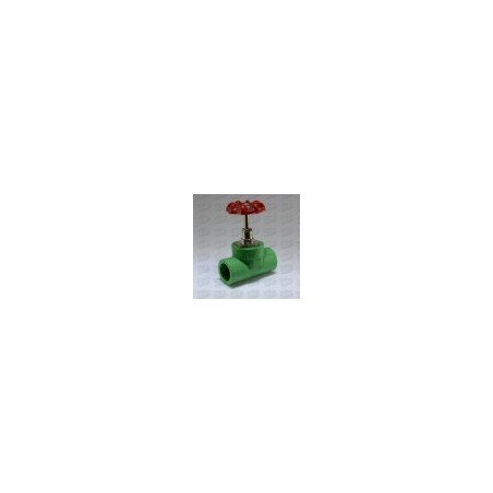 P Gate valve green d32 plastic