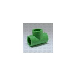 P Tee green d16 plastic