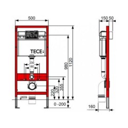 TECE base WC modulis kompl.ar AMBIA pogu AKCIJA