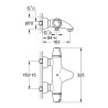 GROHE dušas maisītaji, Termostats Grohtherm 3000