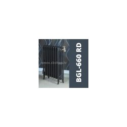 Cast iron radiator BEIGELAI BGL-660-RD (16 sekc.) primed black color