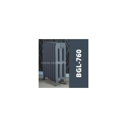 Cast iron radiator BEIGELAI BGL-760 (10sekc.) primed black color