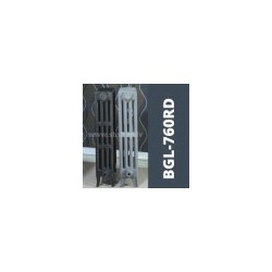 Cast iron radiator BEIGELAI BGL-760-RD (10 sekc.) primed black color
