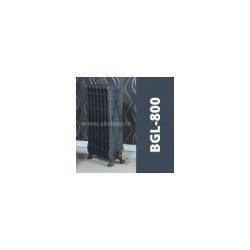 Cast iron radiator BEIGELAI BGL-800 (10 sekc.), primed black tonī