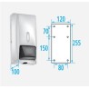 Ziepju dozators ABS 750ml, 255x120mm
