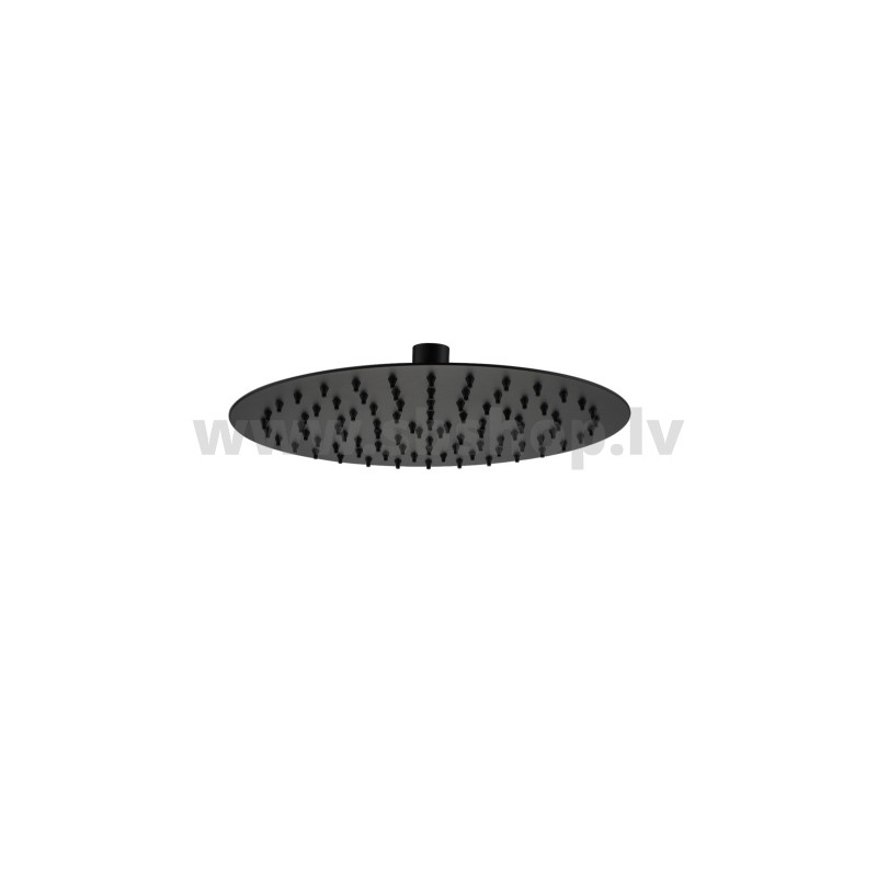Dušas galva AIR Round D=25cm melns matēts