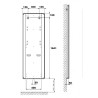 Dizaina radiators LEGGERO balts Delonghi