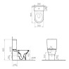 WC Pods VITRA S50 Rim-Ex (poda apakša+skalojamā kaste) BEZ vāka