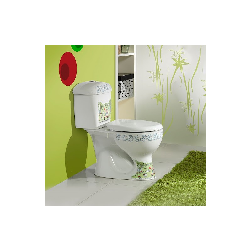 WC Pods JIMMY bērnu grīdas izv.ar skal.kasti un vāku un dekoru
