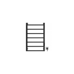 MARIO Towel dryer LEED elektrisks 770x430mm black matte