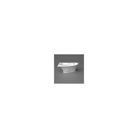 Bathtub ORTE 1690x1120mm, right, mixer iestrāde uz bath malas, white with siphon