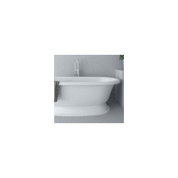 Bathtub RECANTO 190x910 balta+sifons chrome