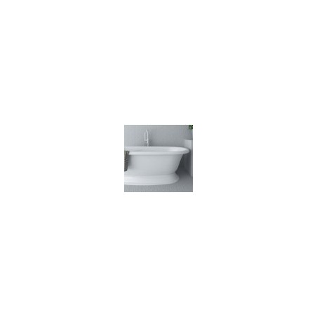 Bathtub RECANTO 190x910 balta+sifons chrome