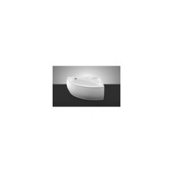 VISPOOL corner bathtub PICCOLA 1575*1030mm right white with siphon BEZ paneļa