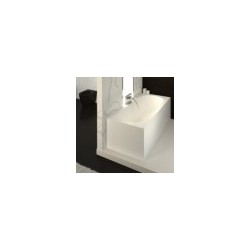 Bathtub LIBERO 180*80 white with U veidapaneli + siphon