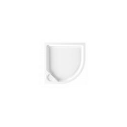 Tray CLASSIC NEW RO90x90cm white with paneli+sifons