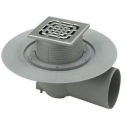 IE Traps  d100, horiz. ar flanci 1.7l/s