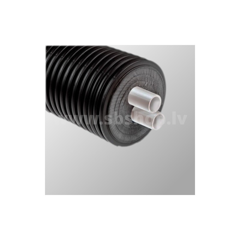 Siltumtrase DOUBLE 160/40+32 PE-Xa SDR7.4 PN10 sanit.ūd.TERENDIS