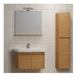 Izlietne ar skapīti VITRA Quadrum 80x50x43cm ozolkoka krāsā