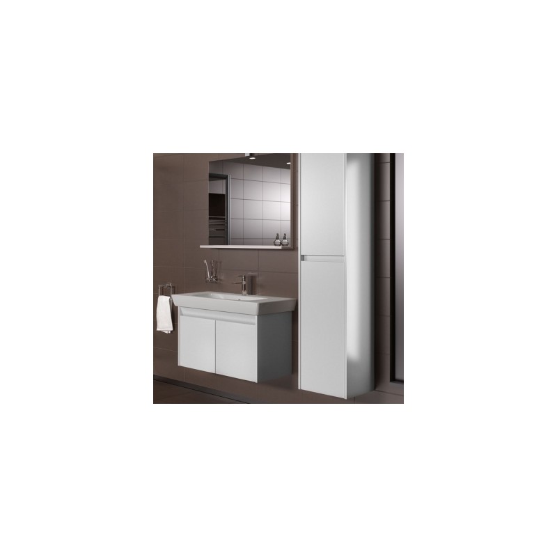 Izlietne ar skapīti VITRA 60x38x59cm antracīts, komplektā spogulis ar apgaismojumu