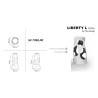 Taburete LIBERTY, lillā