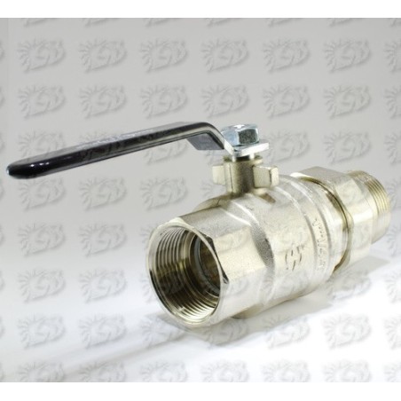 Lodveida ventilis GF ar izjaucamo savienojumu 1`1/2 PN25