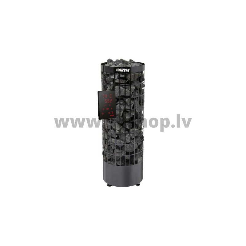 Harvia Cilindro PC90XE black steel