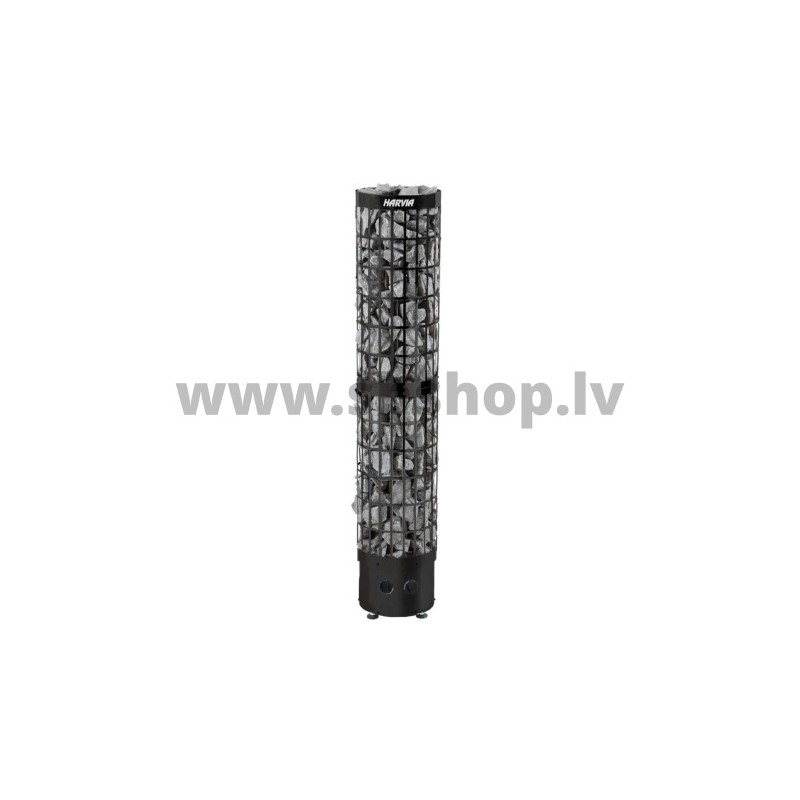Harvia Cilindro PC66E black steel
