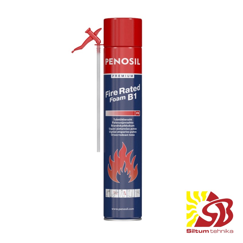 Karstumizturīgās putas PENOSIL FireRated Gunfoam 750ml PU