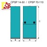 Granulu bunkurs CPSP-M 14-50 (230L)