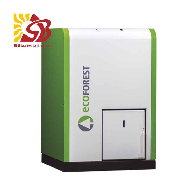 ECOFOREST granulu apkures katls CANTINA COMPACT 12kW ar nerūsējošā tērauda siltummaini