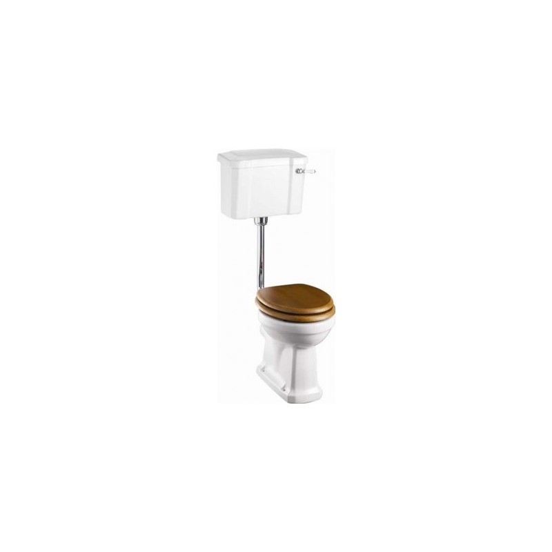 WC Pods Burlington 510 CC ar skaloj.kasti, paaugstināts ar hromētu trubu, BEZ vāka