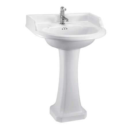 Pjedestāls izlietnei CLASSIC Burlington 65cm, balts