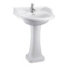 Pjedestāls izlietnei CLASSIC Burlington 65cm, balts