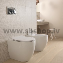 WC pods LIKE grīdas ar SC vāku, balts GSG ceramica AKCIJA