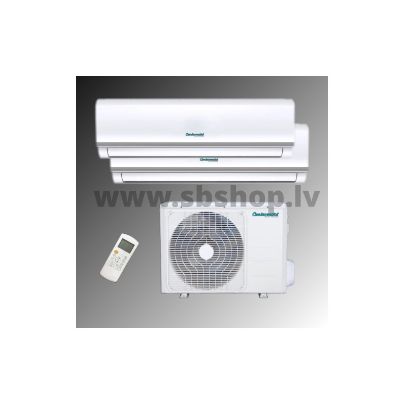 Centrometal kondicionieri/siltumsūkņi gaiss gaiss DUAL SPLIT 2x12000 BTU R32 A/C=5.30kW;Apk.:5.60kW