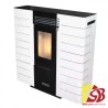 Granulu kamīns CentroPelet SLIM ZS10 B balts