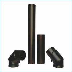 Granulu kamīna dūmvada līkums FI 80mm 45gr