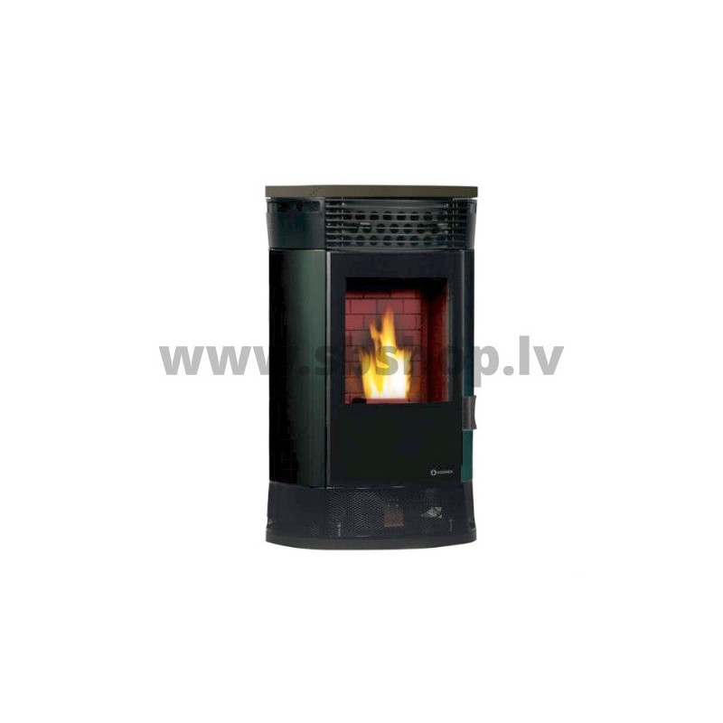 ECOFOREST garnulu kamīns Atenas 14 kW melns